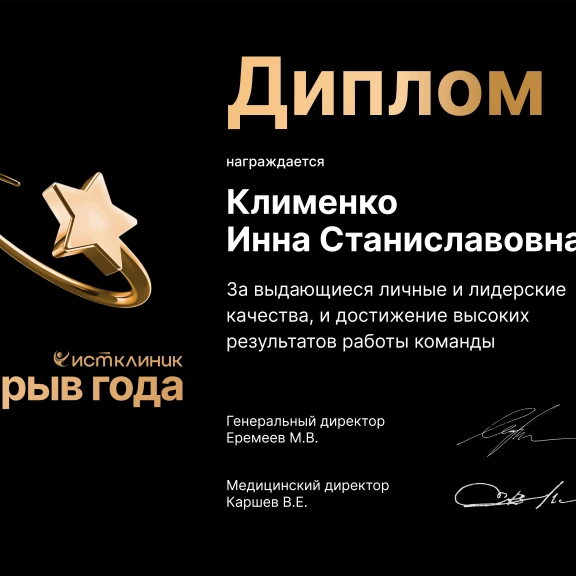 Клименко Инна Станиславовна