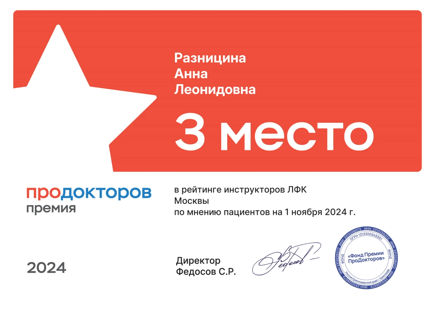 Разницина Анна Леонидовна