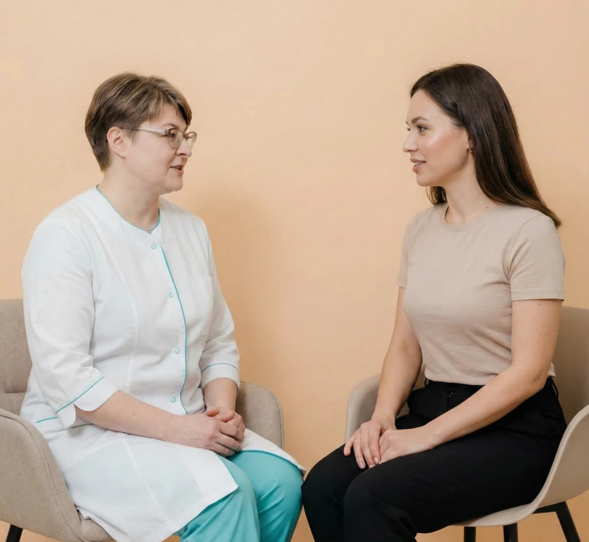 Врач дает рекомендации после УЗИ