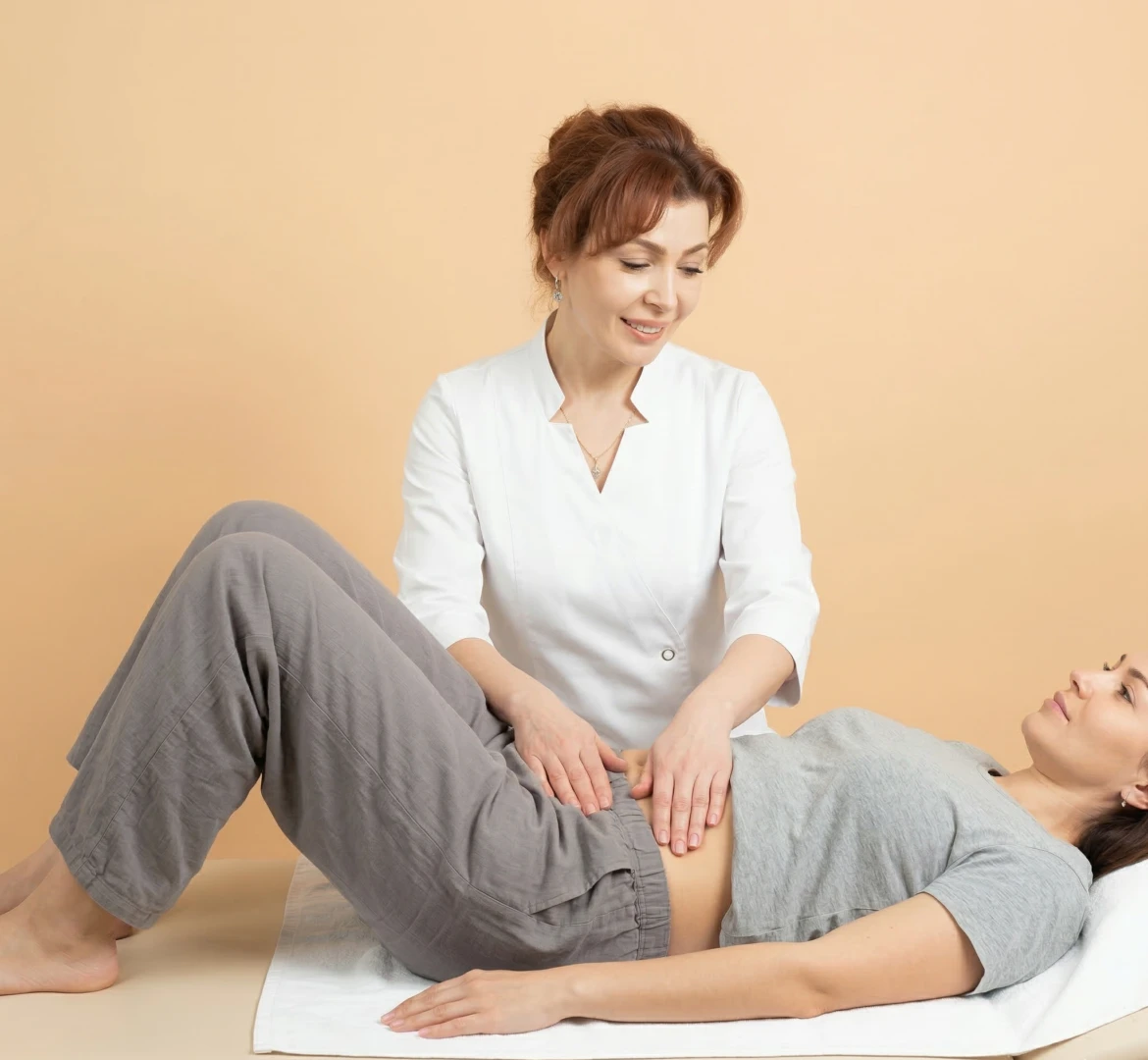 Врач проводит диагностику