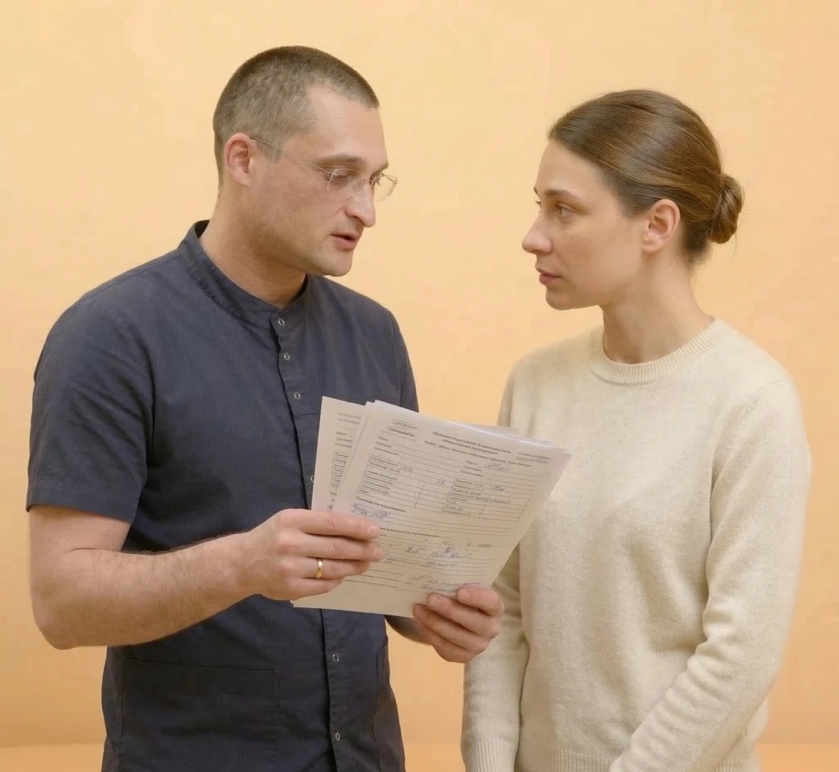 Врач дает рекомендации