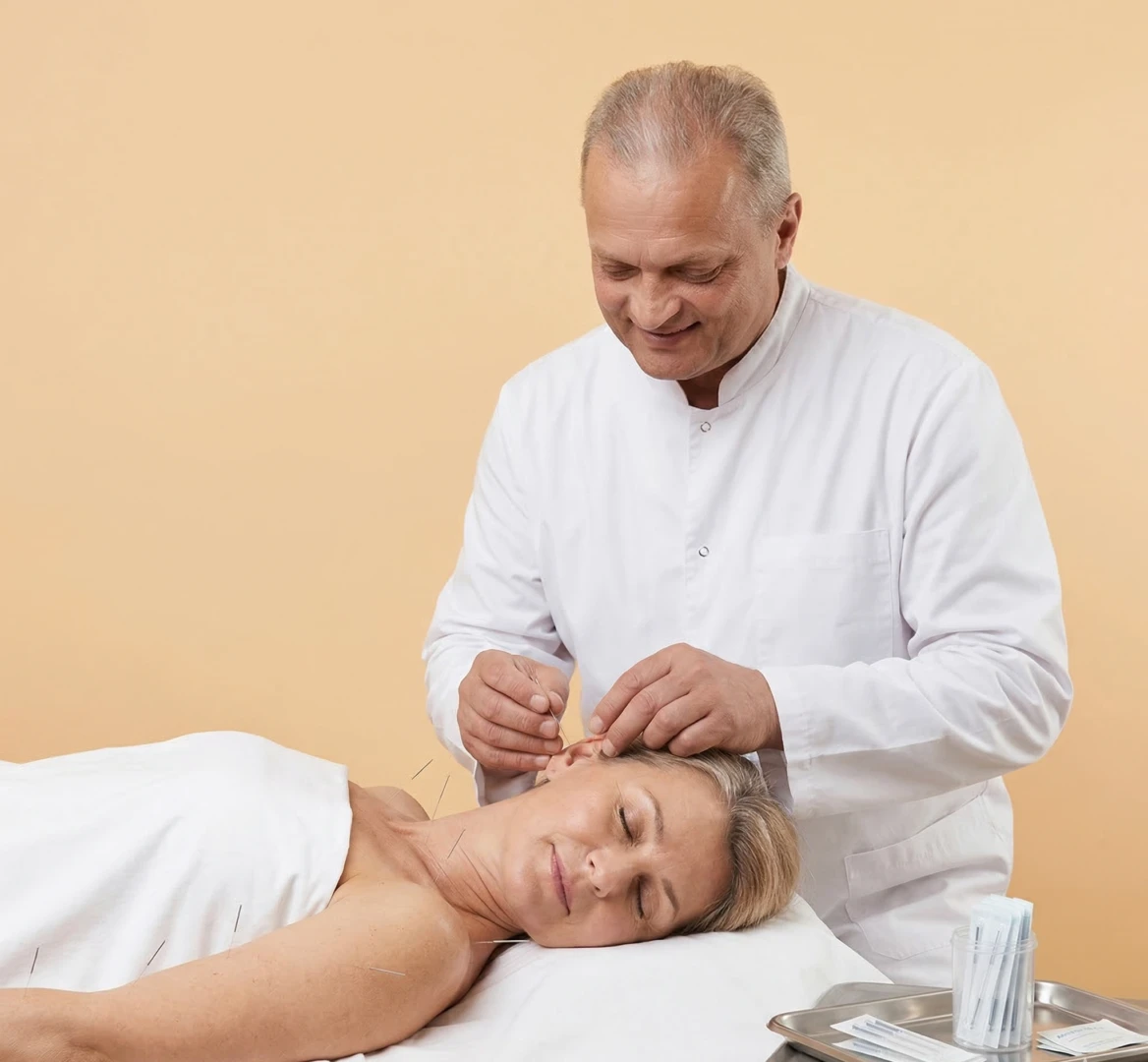 Врач проводит диагностику