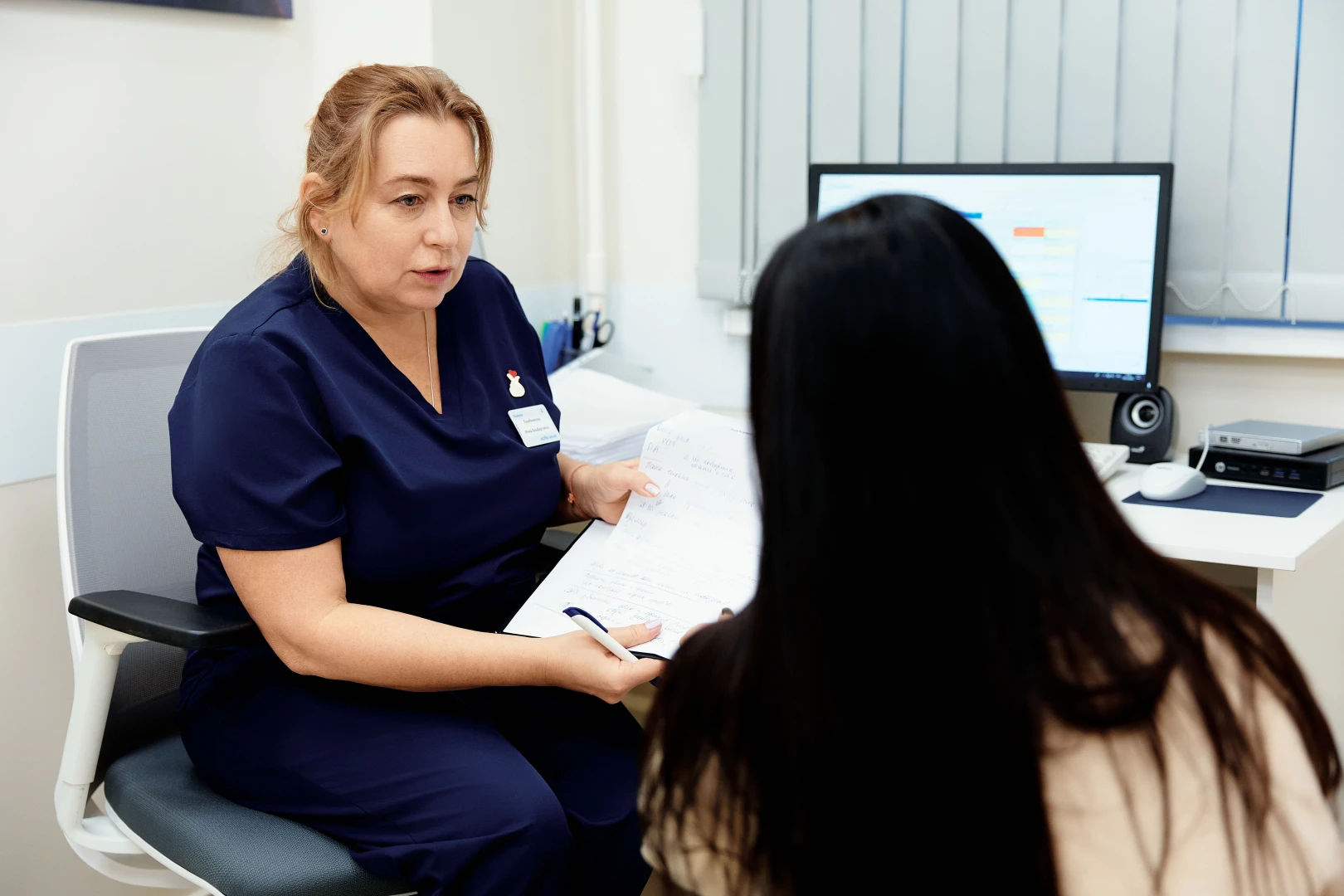 Врач дает рекомендации