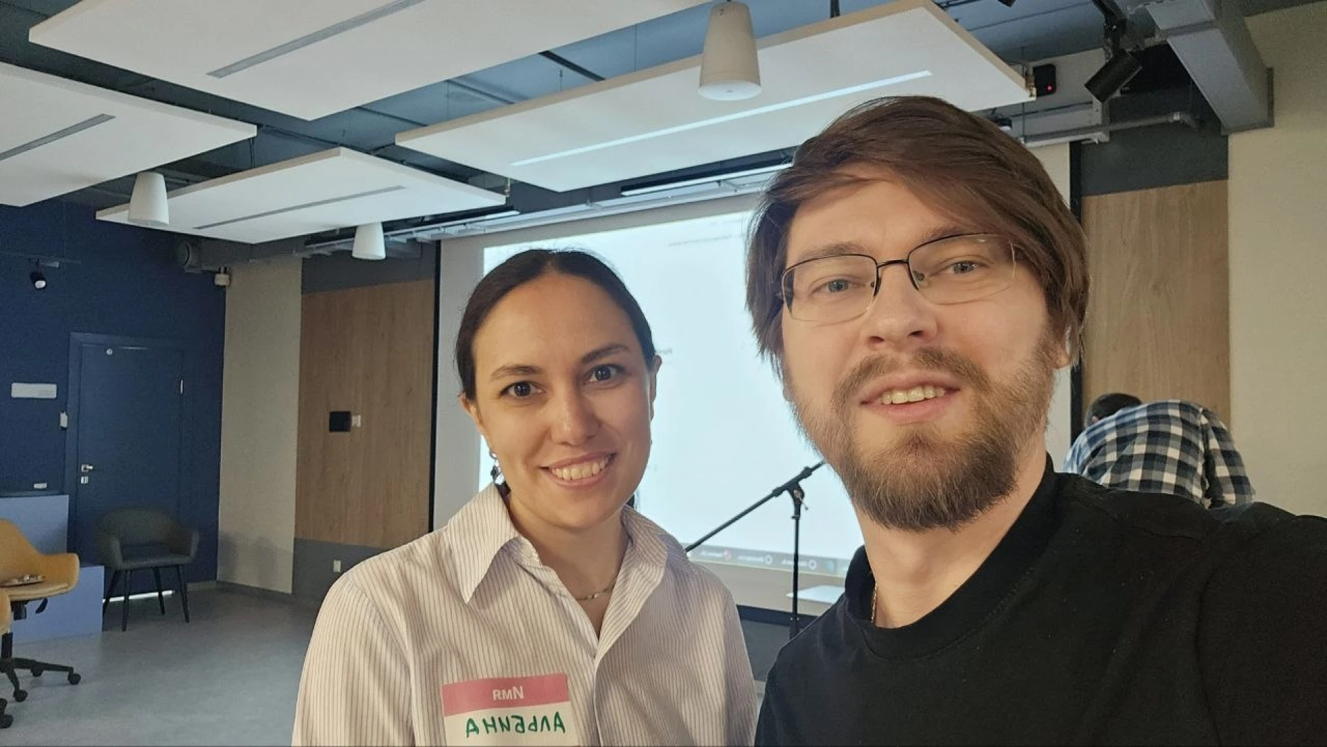 Команда на защите проектов хакатона